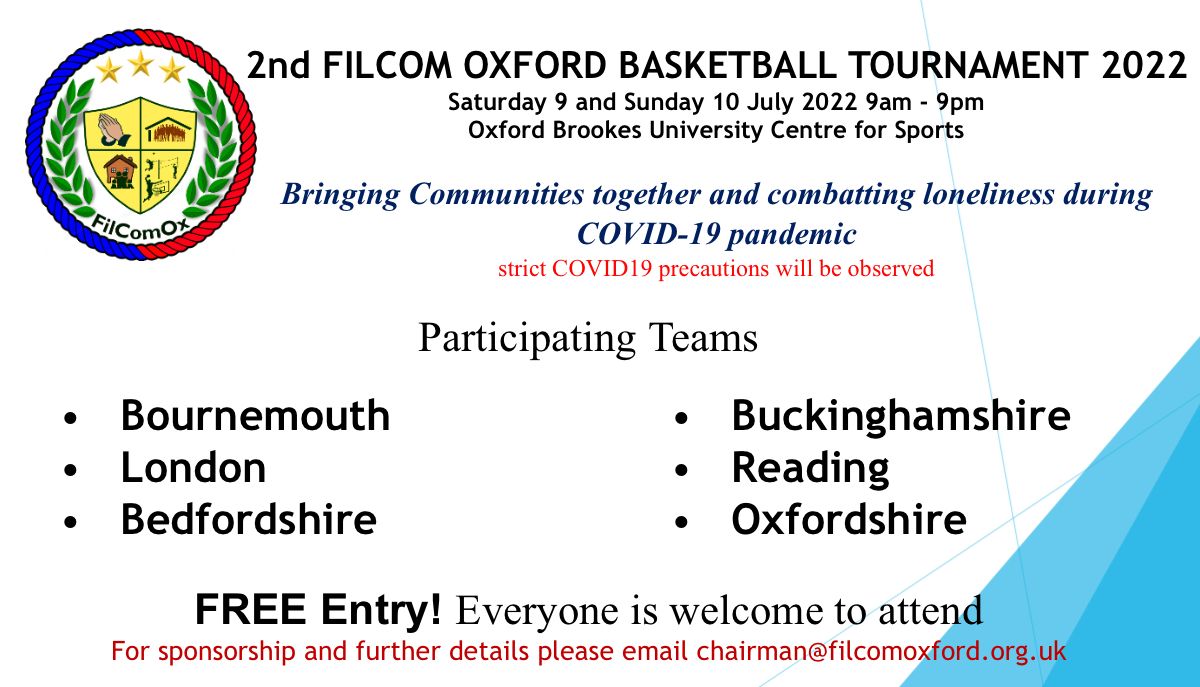 FilCom Oxford Basketball 9 and 10 August 2022